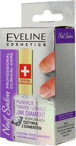 Eveline Nail Salon Lakier-odżywka do paznokci z diamentem 12ml 1