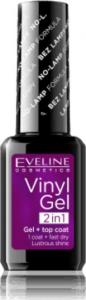 Eveline Vinyl Gel 2in1 Lakier do paznokci winylowy nr 215 12ml 1