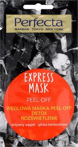 DAX Perfecta Express Mask Węglowa Maska Peel-Off Detox 8ml 1