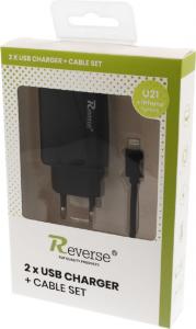 Ładowarka Revers U21 2x USB-A 2 A (56528-uniw) 2