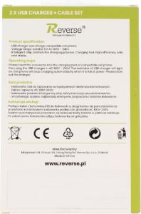 Ładowarka Revers U21 2x USB-A 2 A (56528-uniw) 4