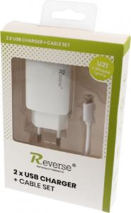 Ładowarka Revers U21 2x USB-A 2 A (56529-uniw) 2