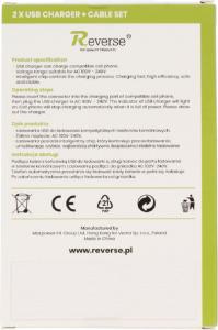 Ładowarka Revers U21 2x USB-A 2 A (56531-uniw) 3