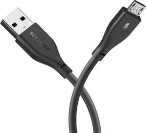 Kabel USB Blitzwolf USB - Micro USB ; 1m; kolor czarny (BW-MC11) 5