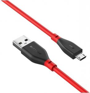 Kabel USB Blitzwolf USB 2.0 - Micro USB ; 1m; kolor czerwony (BW-MC11) 1