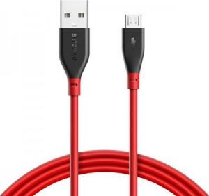Kabel USB Blitzwolf USB 2.0 - Micro USB ; 1m; kolor czerwony (BW-MC11) 7