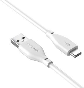 Kabel USB Blitzwolf USB 2.0 - USB typu C 1m kolor biały (BW-TC12) 1