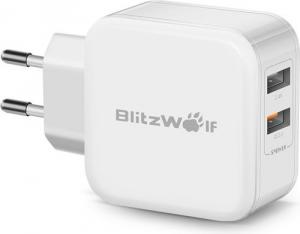 Ładowarka Blitzwolf USB, kolor biały (BW-S6 EU) 1