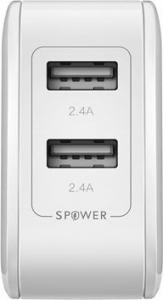 Ładowarka Blitzwolf USB kolor biały (BW-S2) 2