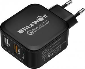 Ładowarka Blitzwolf USB; kolor czarny (BW-S6 EU) 3