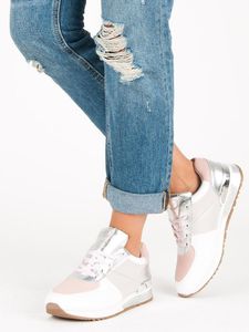 BETLER Buty damskie Pastelowe biało-różowe r. 38 4