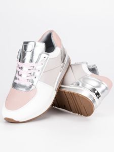 BETLER Buty damskie Pastelowe biało-różowe r. 38 6