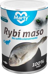 MARTYPET Karma mokra dla kota 100% mięsa ryba 400g 1