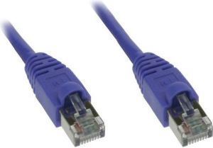 InLine Kabel krosowy 1000 Mbit RJ45 fioletowy, 2m (72502P) 1