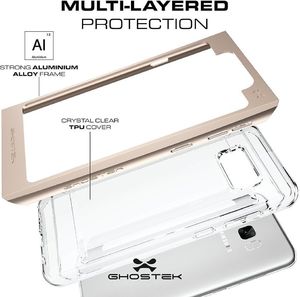 Ghostek Cloak 2 Samsung Galaxy S8 Plus Silver + Folia 3D 3