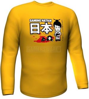 GamersWear Bluza GAMING NATION Longsleeve żółta (XL) ( 5917-XL ) 1