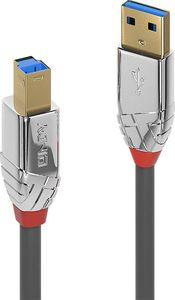 Kabel USB Lindy USB-A - USB-B 2 m Czarny (36662) 1