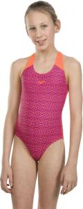 Speedo strój kąpielowy dziewczęcy Allover Splashback różowy r. 152 (807386C593) 1