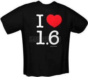 GamersWear I LOVE 1.6 T-Shirt czarna (XXL) ( 5975-XXL ) 1