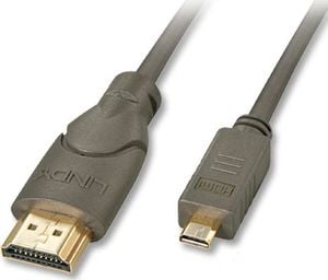 Kabel Lindy HDMI Micro - HDMI 1m zielony 1
