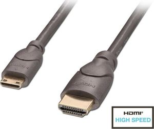 Kabel Lindy HDMI Mini - HDMI 3m czarny (41033) 1