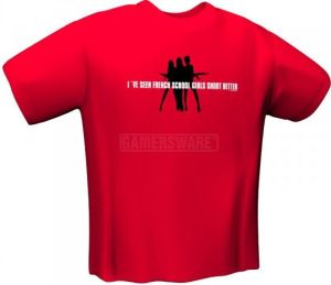 GamersWear SCHOOLGIRLS T-Shirt czerwona (L) ( 5071-L ) 1