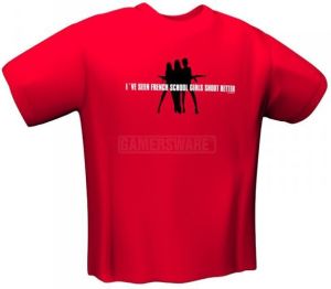 GamersWear SCHOOLGIRLS T-Shirt czerwona (XXL) ( 5071-XXL ) 1