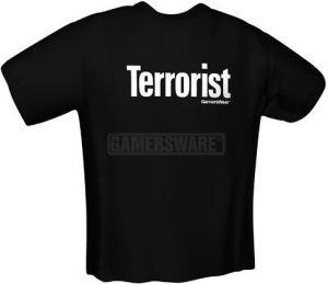 GamersWear TERRORIST T-Shirt czarna (S) ( 5058-S ) 1