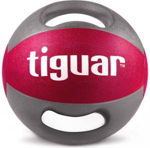 Tiguar Piłka lekarska z uchwytami różowa 9 kg (TI-PLU009) 1