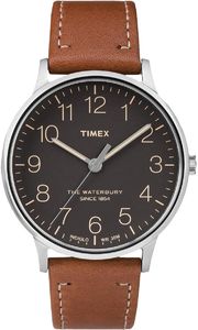 Zegarek Timex Męski TW2P95800 Waterbury Collection brązowy 1