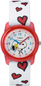 Timex Dziecięcy TW2R41600 Kids Peantus Snoopy biały 1