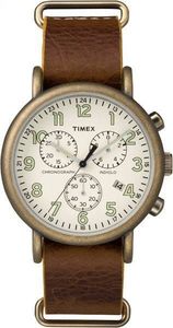 Zegarek Timex Męski TW2P85300 Weekender Chrono brązowy 1