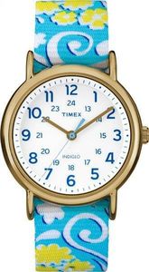 Zegarek Timex Damski TW2P90100 Weekender Indiglo niebieski 1