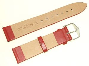 Hirsch Skórzany wodoodporny pasek do zegarka 20 mm HIRSCH Italocalf 17802024-1-20 2