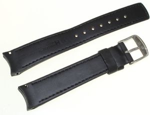 Hirsch Skórzany wodoodporny pasek do zegarka 18 mm HIRSCH Leonardo 12709550-18 2