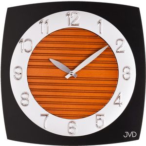 JVD Zegar ścienny JVD N11043B Szkło-drewno 1