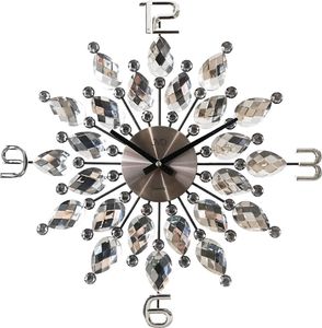 JVD Zegar ścienny z kryształkami JVD HT54.1 średnica 49 cm 1