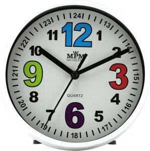 MPM Zegar ścienny / stołowy MPM E01.3685.00 fi 15 cm Kolorowy 1