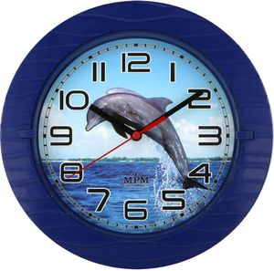 MPM Zegar ścienny MPM E01.3687.30 średnica 22 cm Delfin 1