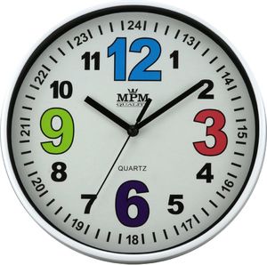 MPM Zegar ścienny MPM E01.3686.00 fi 20 cm Kolorowy 1