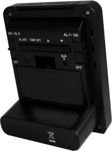 Lavvu Budzik LAVVU LAR0021 Termometr DCF77 Dni Tygodnia PL 3