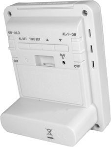 Lavvu Budzik LAVVU LAR0020 Termometr DCF77 Dni Tygodnia PL 3