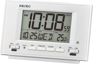 Seiko Budzik SEIKO QHL075W Termometr Sensor Light 1