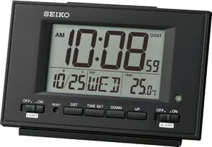 Seiko Budzik SEIKO QHL075K Termometr Sensor Light 1
