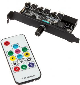 Wentylator Lamptron Zestaw 3x Nova RGB Dual Ring, 120mm, kontroler na śledziu (LAMP-NOVA12254) 6