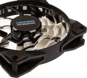 Wentylator Lamptron Wentylator Meteor RGB-LED-Ring 120mm, kontroler na śledziu, 3 sztuki (LAMP-MRGB12254) 4