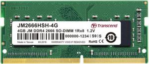 Pamięć do laptopa Transcend JetRam, SODIMM, DDR4, 4 GB, 2666 MHz, CL19 (JM2666HSH-4G) 1