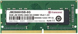 Pamięć do laptopa Transcend JetRam, SODIMM, DDR4, 8 GB, 2400 MHz, CL19 (JM2666HSB-8G) 1
