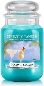 Country Candle Country Candle - Coconut Colada - Duży słoik (652g) 2 knoty 1