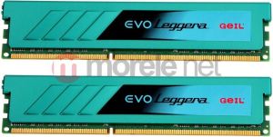 Pamięć GeIL Evo Leggera, DDR3, 8 GB, 1600MHz, CL9 (GEL38GB1600C9DC) 1
